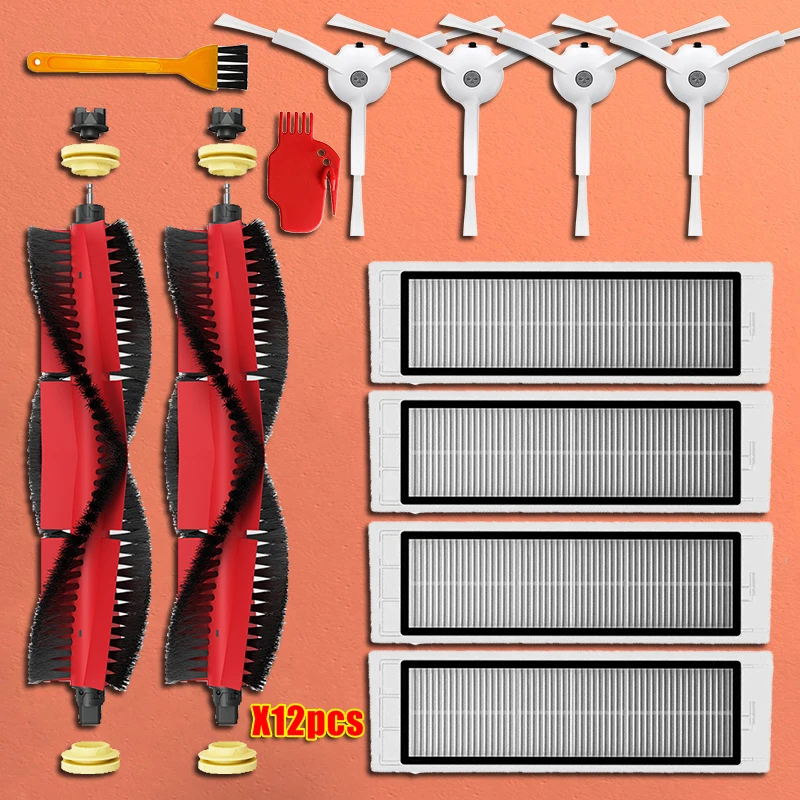 

HEPA Filter Side Brush Roller Main Brush Mop Cloth For Xiaomi 1s MI Roborock S50 S51 S5 Robot Vacuum Cleaner Parts Accessories