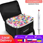 Маркеры двусторонние на спиртовой основе, 30406080168 цветов