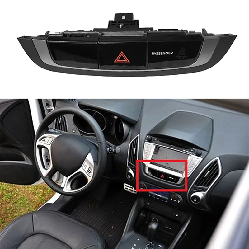 

Для Hyundai Tucson IX35 2012-2014 опасных сигнализации Предупреждение светильник двойной проблесковый переключатель опасности аварийного проблесковы...