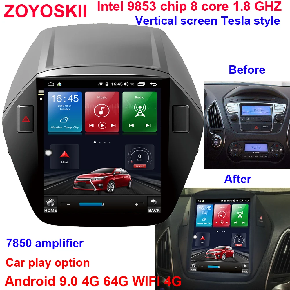 Android 10 4 дюймов вертикальный IPS экран автомобильный gps Мультимедиа Радио bluetooth