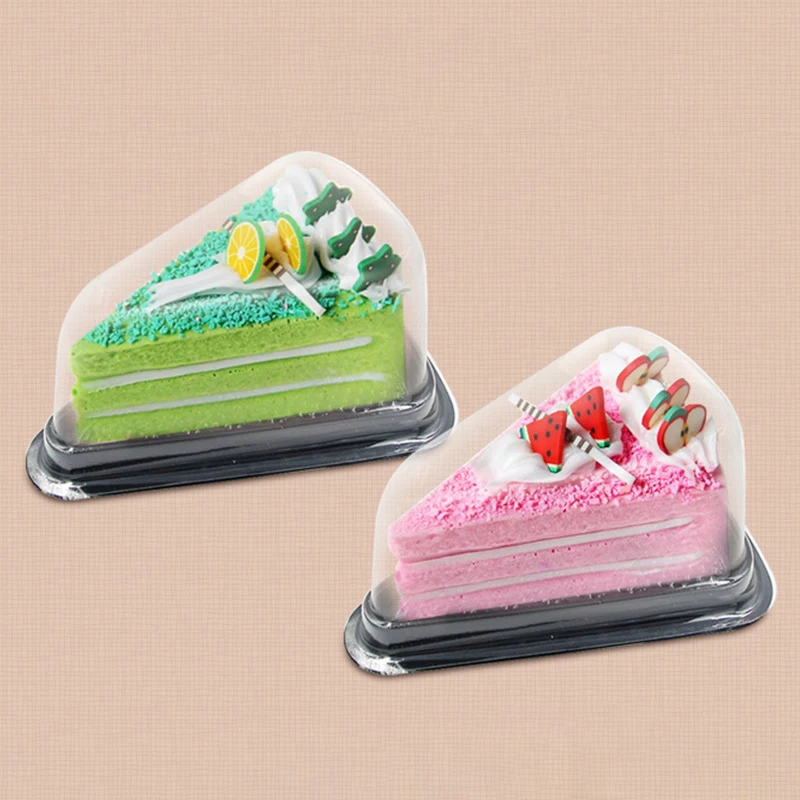 

50set Clear Cupcake Packaging Box Wedding Cake Favor Boxes For Cheesecake Sandwich Box Container Party Decoration