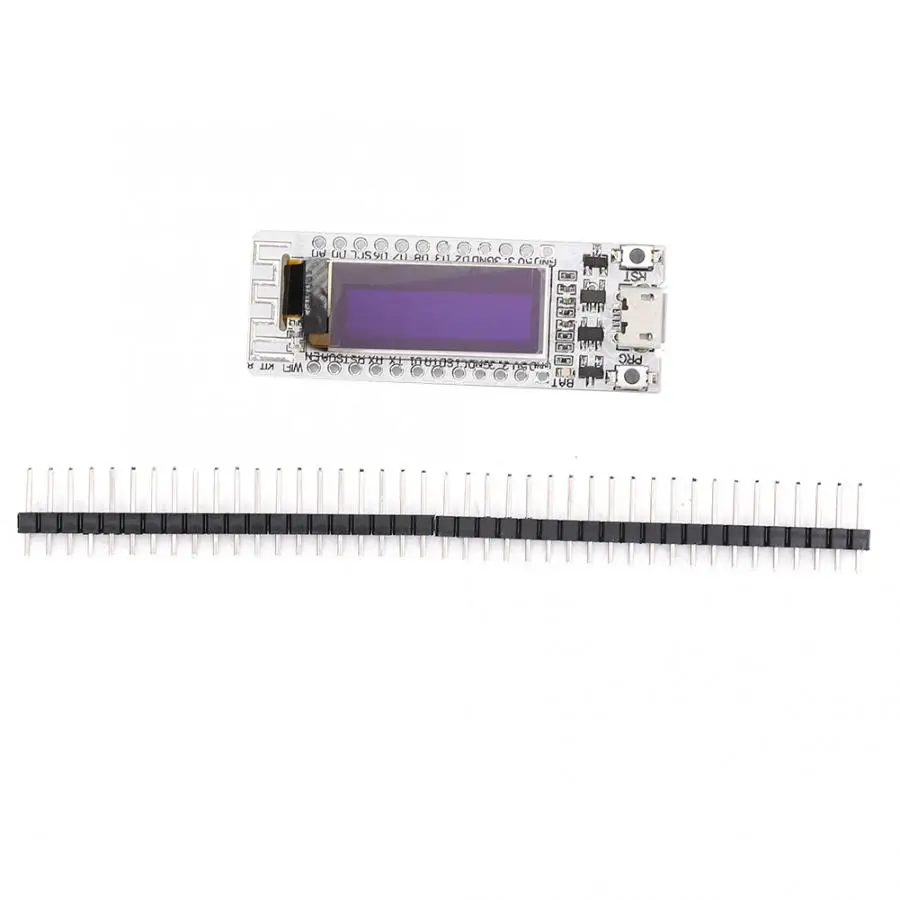 Плата для разработки ESP8266 плата Интернета вещей Wi-Fi чип 0 91 дюйма поддержка NodeMcu |