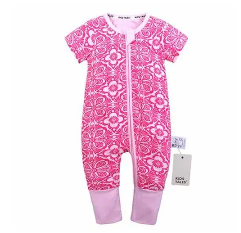 Детские комбинезоны унисекс Хлопковая одежда для мальчиков 0-24 месяцев Летний