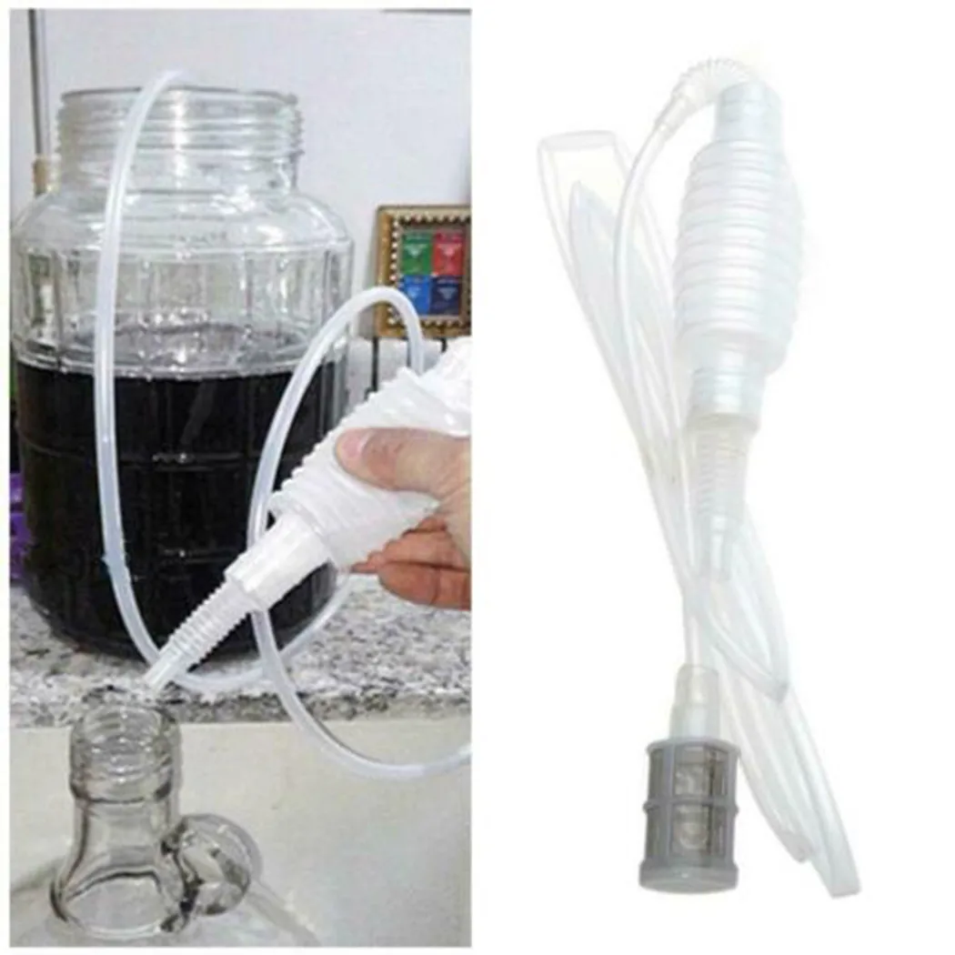 1Pcs Home Brew Syphon Pipe Hose For Wine Making Filter Food Tool Accessories Hand Transfer Pump Beer Siphon | Дом и сад
