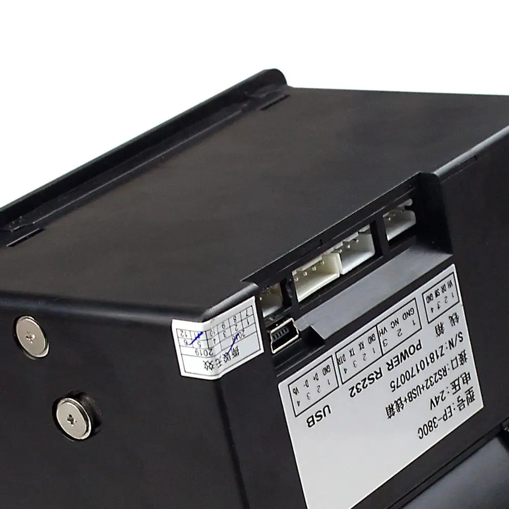 CASHINO 3 дюйма RS232/TTL/USB Панель штрих кода термопринтер с автоматическим резаком и EP