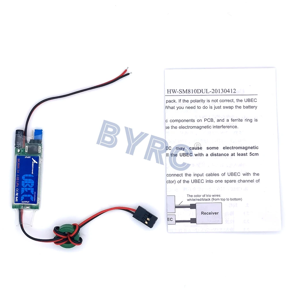 Щеточный электронный регулятор скорости HOBBYWING HW3A 3A UBEC ESC хобби крыло