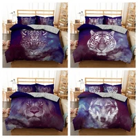 new pattern 3d digital wild animals printing duvet cover set 1 quilt cover 12 pillowcases single twin double full queen king