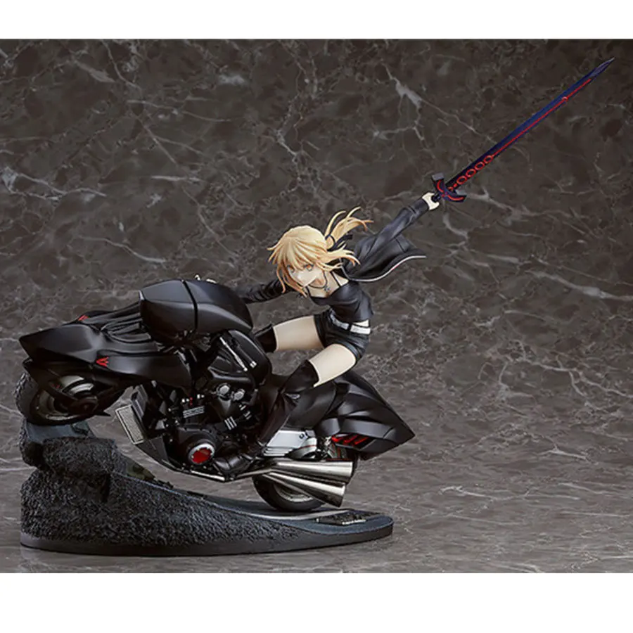 Аниме Fate Grand Order ПВХ фигурка Aaber Alter Altria Pendragon с мотоциклом 1/8 масштаб окрашенная