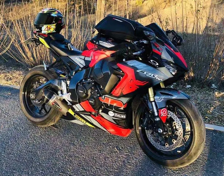 

Motorcycle Fairings Kit Fit For Cbr1000rr 2008 2009 2010 2011 Bodywork Set High Quality ABS Injection New Red Black Bull