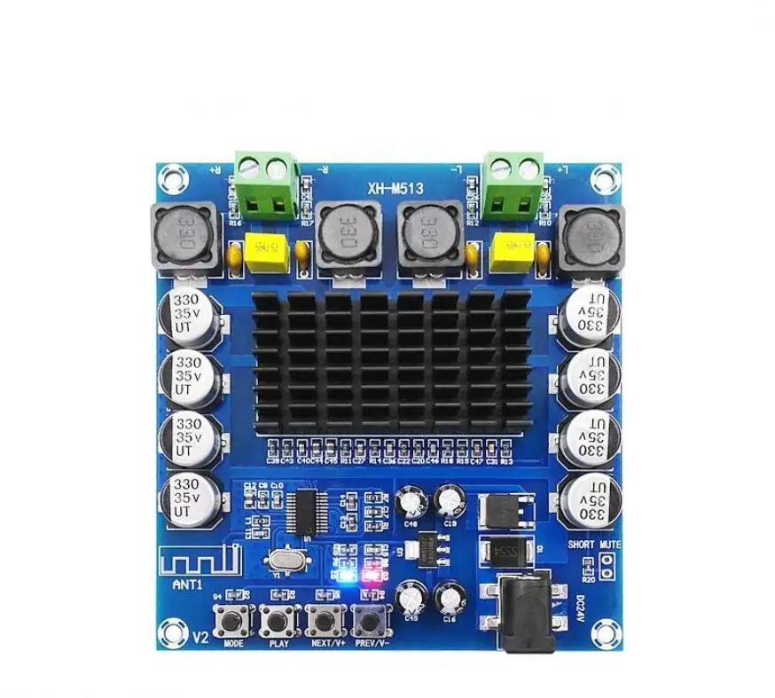TDA7498 100 Вт X2 Bluetooth-совместимый аудиоресивер плата цифрового усилителя Плата звука