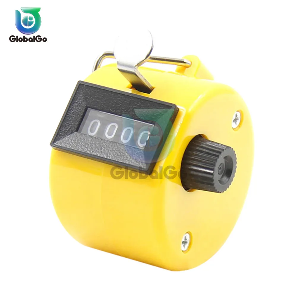 4 цифры номер счетчики Пластик оболочка ручной работы палец Дисплей подсчет