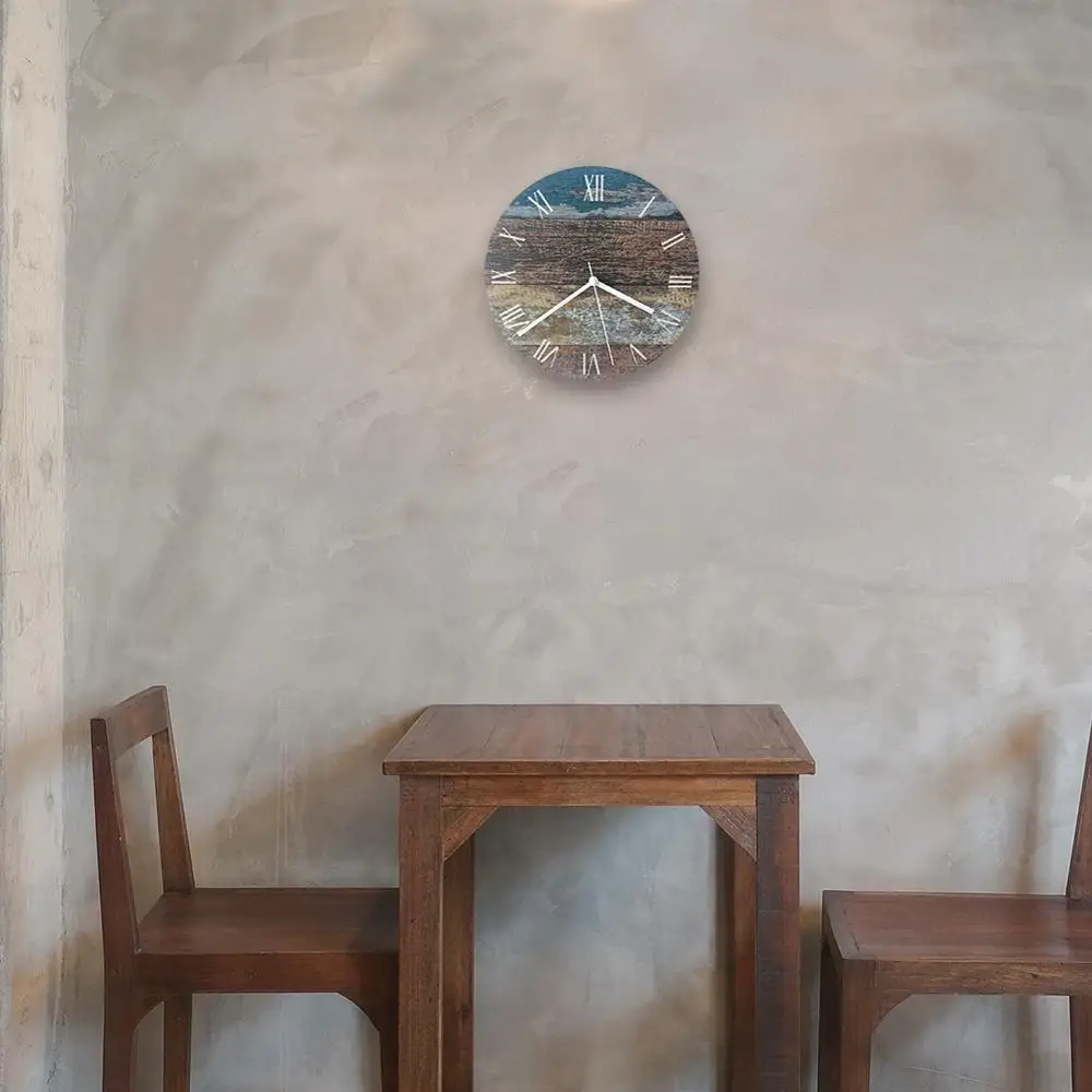 Настенные часы с мраморным рисунком простые декоративные креативные в