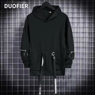 Толстовка мужская с капюшоном, Свитшот в стиле панкготика, Повседневная Уличная одежда, стиль хип-хоп, Харадзюку, весна 2022