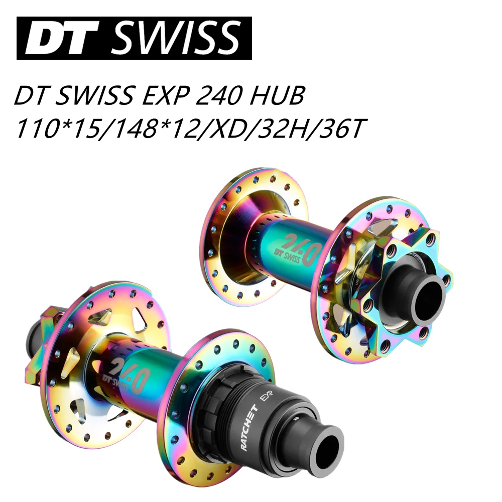 

Втулка колеса для велосипеда DT Swiss 2021, 32H, 6 контактов, передний дисковый тормоз 240*15, задний 110*12, оригинал, 148