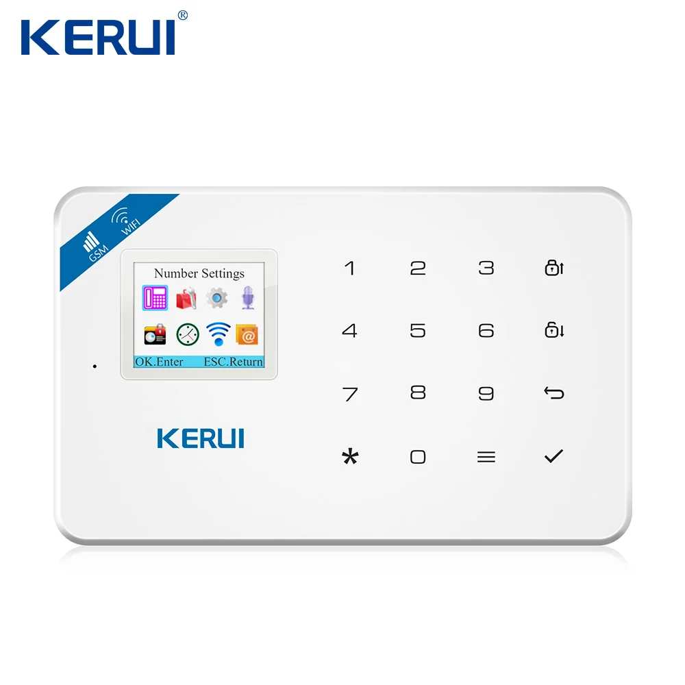 KERUI W18 Беспроводной WI FI GSM охранной сигнализации дома Системы Android IOS App детектор