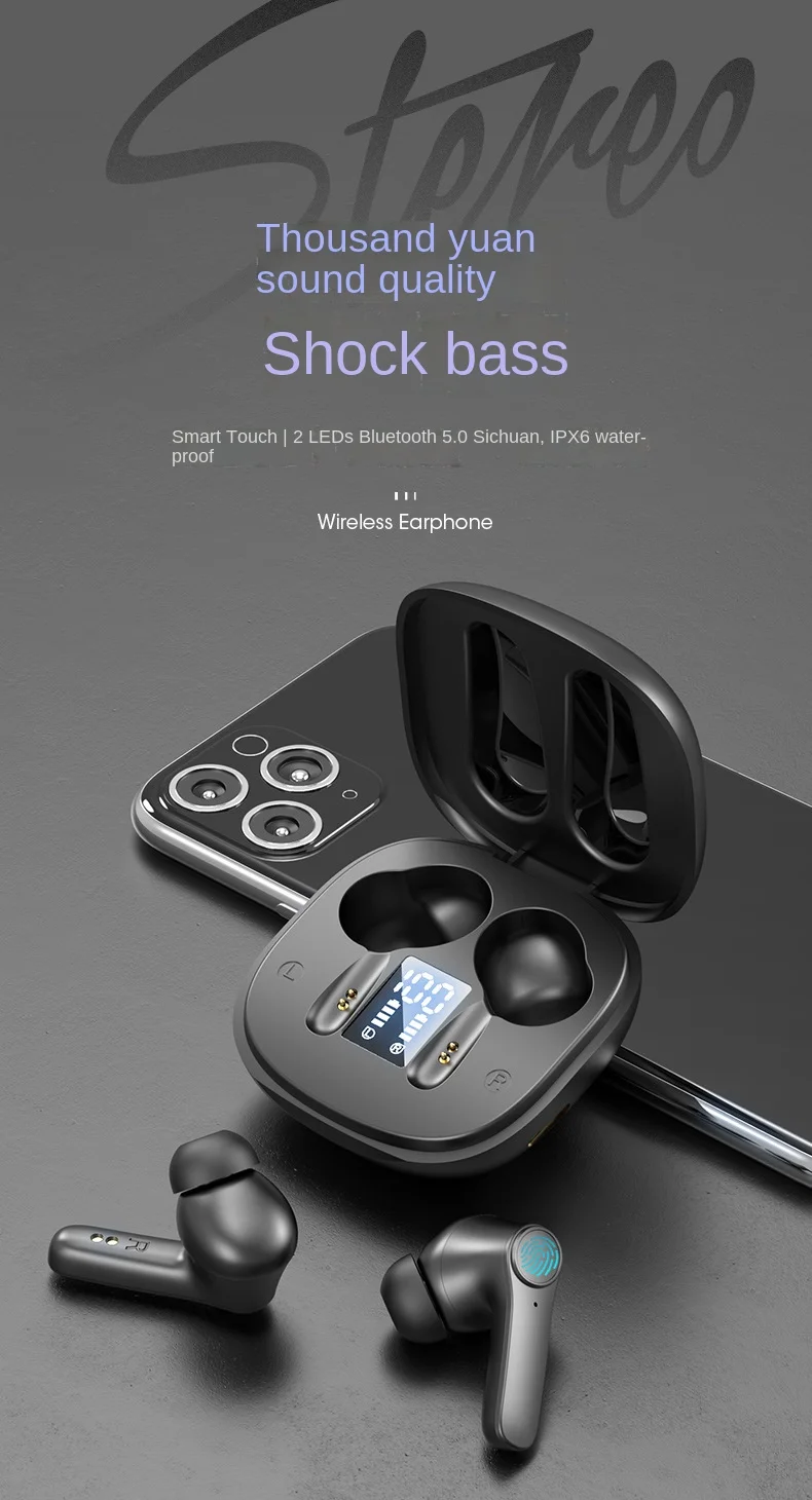 

Bluetooth-гарнитура беспроводная с активным шумоподавлением