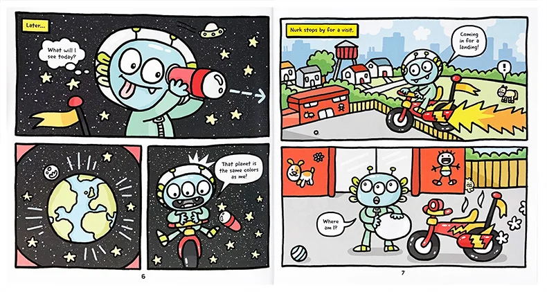 

The New Kid from Planet Glorf Scholastic Children's Original English books