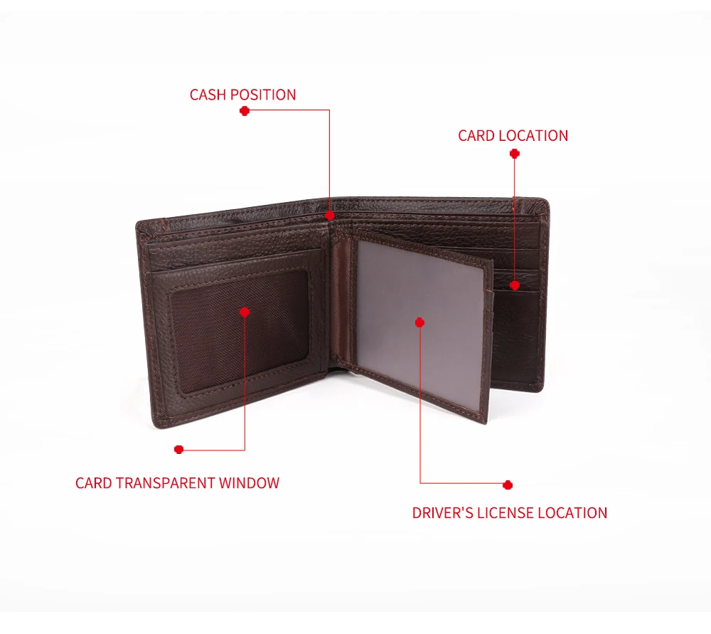 JOYIR RFID мужские кошельки Держатель водительских прав, настоящий компактный кожаный бумажник, повседневный кожаный кошелек, визитница, кошелек для мужчин