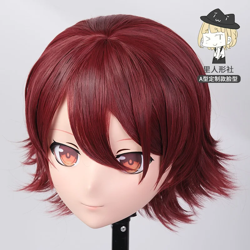 

(LiLi Mask-137) Sweet Girl BJD Resin Head Mask Custom Cosplay Japan Anime Silicone Kigurumi Mask Cross Dressing Lolita Doll