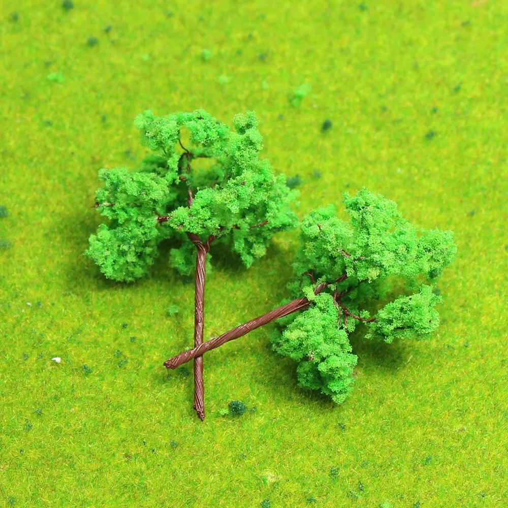 50 шт Z датчик Модель расположения поезда деревья зеленый 1:150 42 мм D4524|tree coral|tree twotree