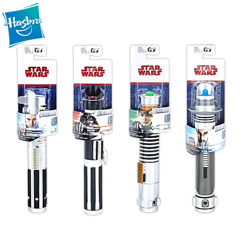 

Star Wars Lightsaber Hasbro Rey Darth Vader Luke Mace Windu Last Jedi E8 Series Fight Light Saber Luminous Toys Christmas Gifts