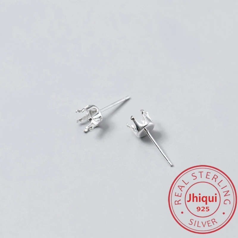 

4 пары детских носков 3/4/5/6 мм 925 пробы серебряные серьги-гвоздики в форме установка базовый набор «сделай сам» для украшения серьги, хорошее ...