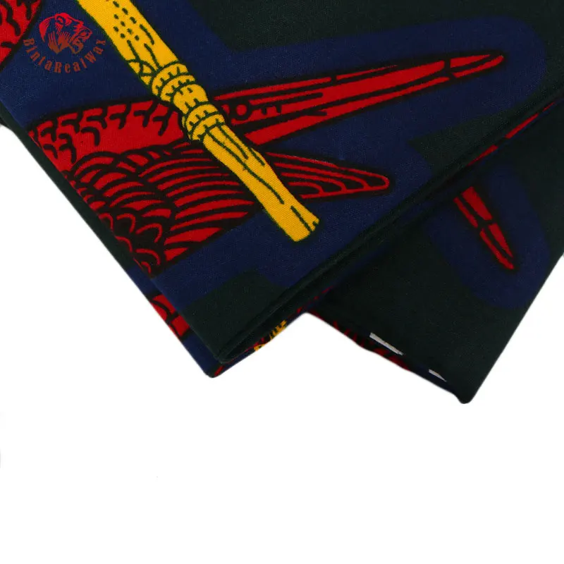 2019 Анкара Африки полиэстер воск принты ткань бинта реальные высокое качество 6