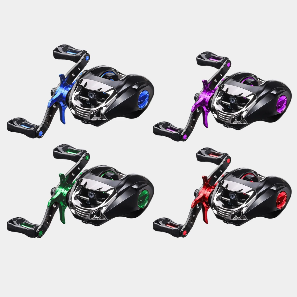 

Катушка для спиннинга, с двойным тормозом, 12 + 1BB, макс. нагрузка 8 кг, 6,3: 1