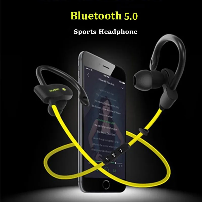 

558 Wireless Bluetooth Earphones Earhoop Headphones Fone de ouvido Music Sport Headset Gaming Handsfree For All Smart Phones