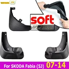 4x Брызговики, передние и задние брызговики для Skoda Fabia Mk2 5J 2007-2014, брызговики для стайлинга 2008 2009 2010 2011 2012 2013