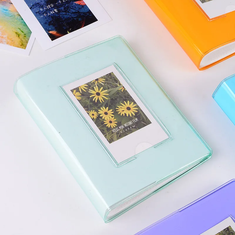 Фотоальбом Instax Mini 64 кармана 3 дюйма конфетный цвет книга для Fujifilm 9 8 7s 90 70 25