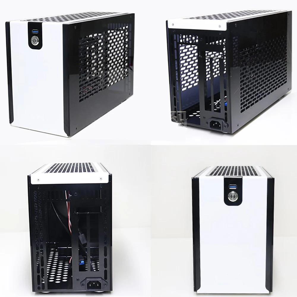 L50 ITX материнская плата Mini DIY настольный чехол акриловый прозрачный для игрового