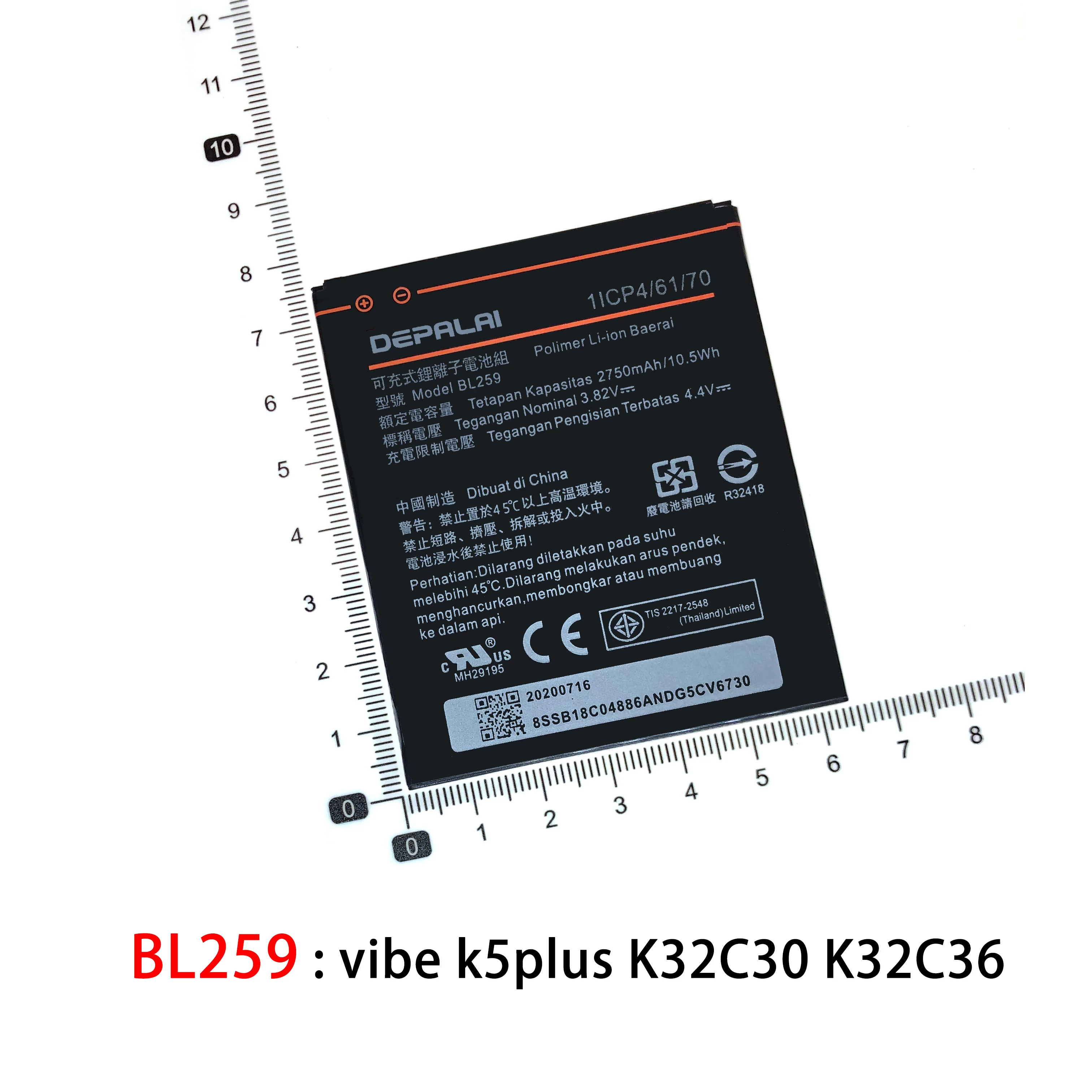 BL242 BL243 BL253 BL259 battery For Lenovo A6010 Plus K3 Note K50-T5 A7000 A2010 vibe k5plus K32C30 K32C36 cell phone | Мобильные