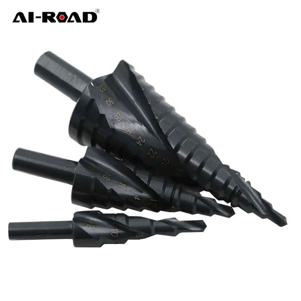 AI ROAD из 3 предметов на возраст от 4 до 12 лет/20/32 ступенчатых сверл быстрорежущей
