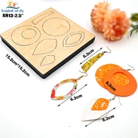 earrings cutting dies xh13 muyu wooden mold scrapbook suitable for market general machines