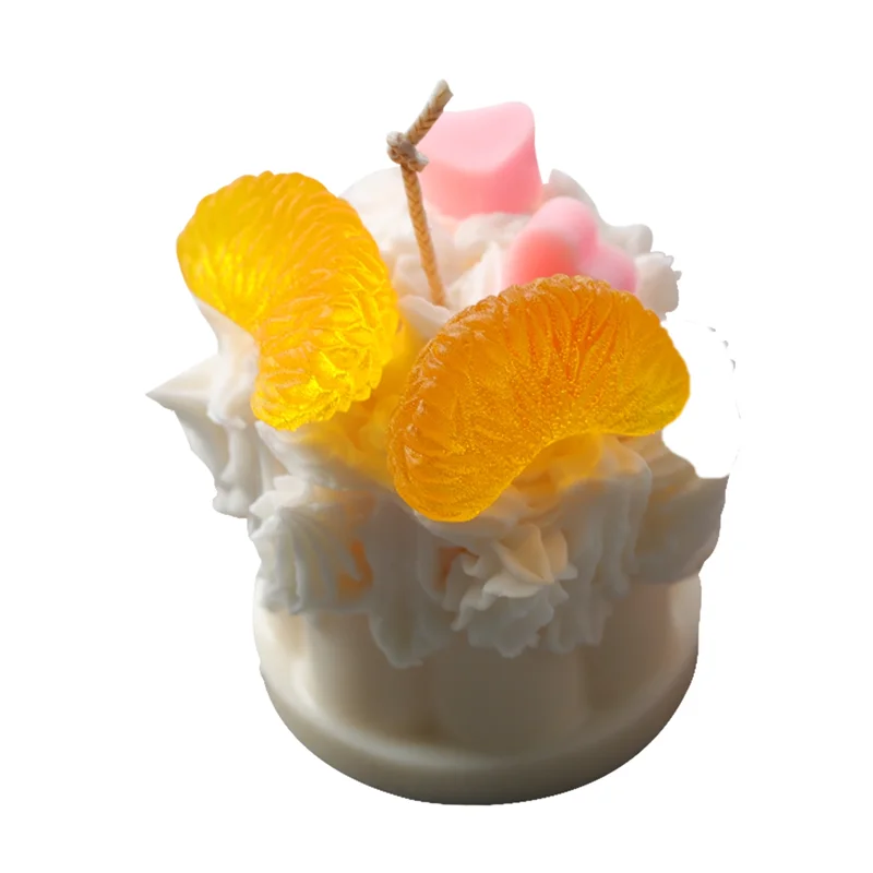 

Orange Candle Mold Silicone Mold Fruit Shape Mousse Baking Molds Candle Making Moulds Handmade Soap Tools Fondant Cake Molds