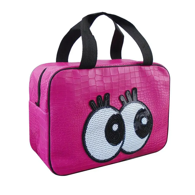 

Big Eyes Bath Bag Waterproof Hand Bath Portable Wash Bag Lovely Large Capacity Cosmetic Storage Bag