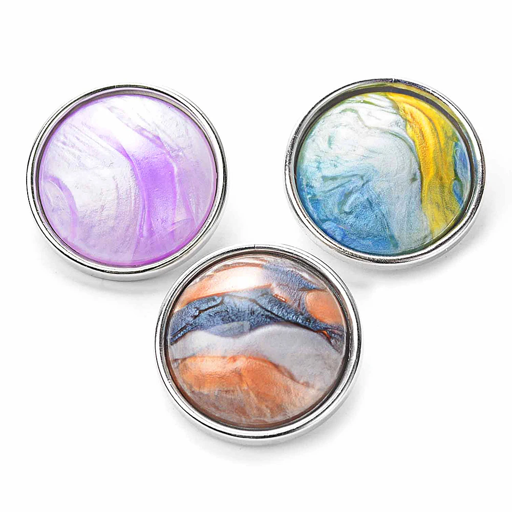 10 шт. Vocheng Ginger Snap Ocean Коллекция ювелирных изделий 18 мм искусственный камень 5