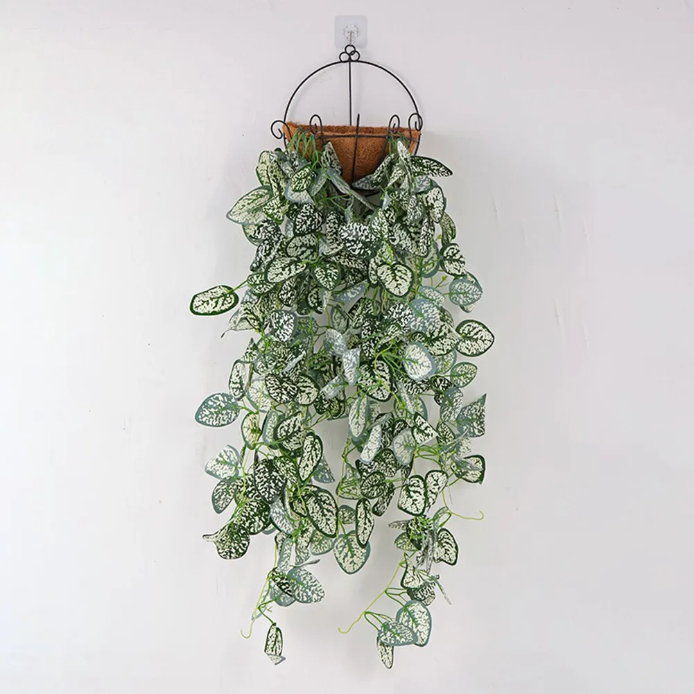 

100cm Artificial Green PlantsHanging Ivy Leaves Radish Seaweed Grape Fake Flowers Vine Home Garden Wall Party Decoration