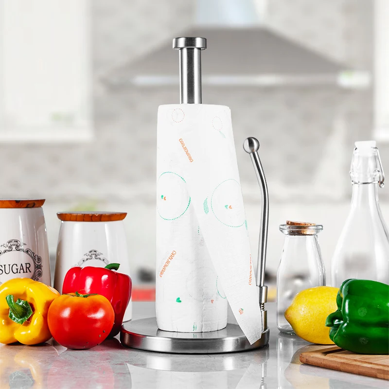 Держатель бумажных полотенец Настольный держатель для вертикальный настольная