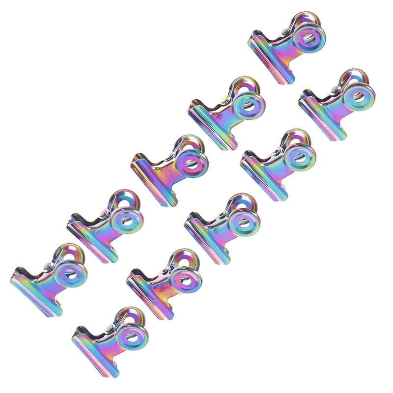 

10pcs Stainless Steel Rusian C Curve Nail Pinching Clips Curvature Clip Professional French Nail Tool Nail Extension Curl Clips