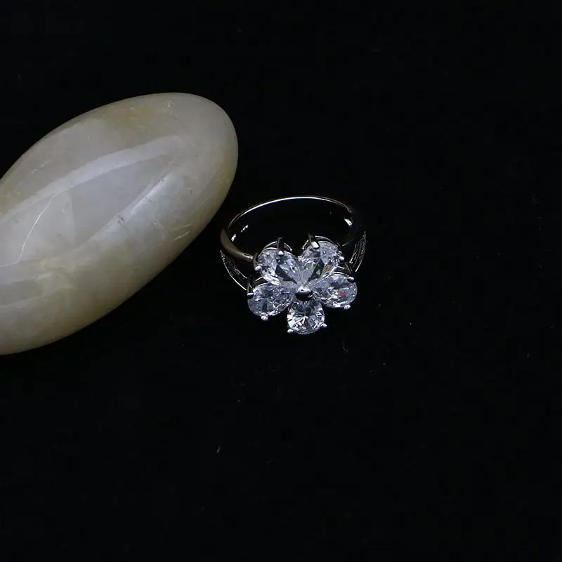 Белый Циркон с жемчужными бусинами Ювелирные наборы для женщин Свадебные серьги