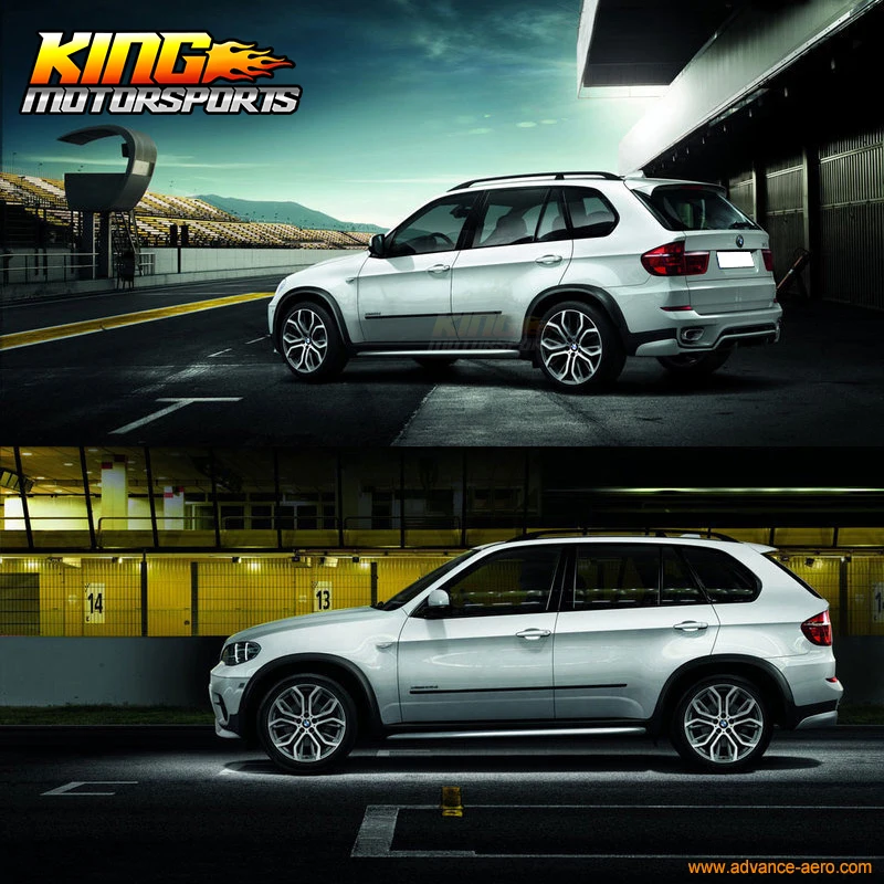 Подходит для 2011 2013 E70 X5 35d 35i LCI AERO Bodykit бампер спойлер губ Передняя Задняя крышка