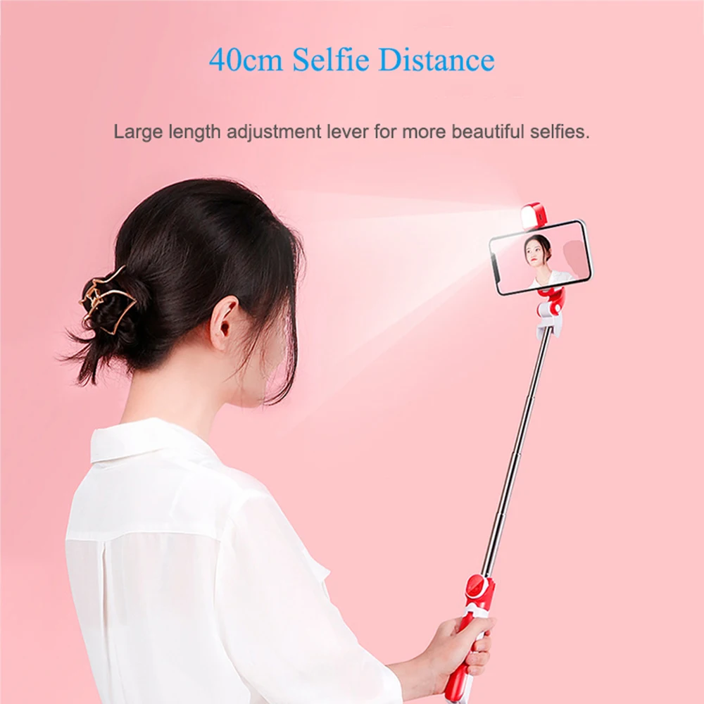 

Bluetooth Selfie Stick Wireless Remote Self-Timer Tripod Extendable Mini Portable Monopods for Cameras Smartphone Selfie Stick