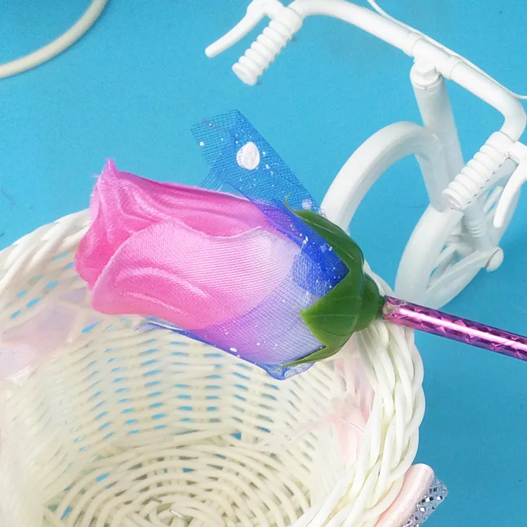 Шариковая ручка В креативном стиле с цветком розы 48 шт./лот подарок для учителей