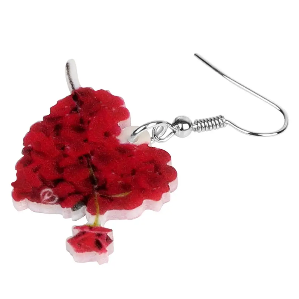 Newei акриловый День Святого Валентина сердце роза стрела серьги-подвески в форме