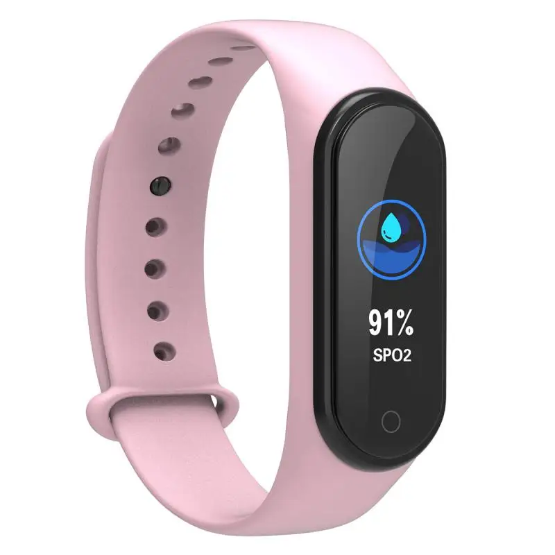 Умный Браслет fitbit 2 0 M4 с цветным экраном фитнес трекер измерение кровяного