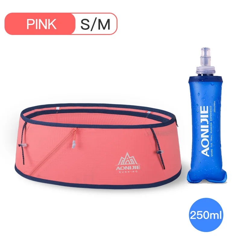 

W8101 Hydration Running Belt Fanny Waist Pack Travel Money Bag Trail Marathon Gym Workout Fitness Mobile Phone Holder