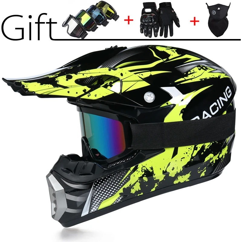 DOT Approved Lightweight Helmet Motorcycle Racing Bike Helmet Child ATV Bike Downhill MTB DH Cross Helmet capacetes