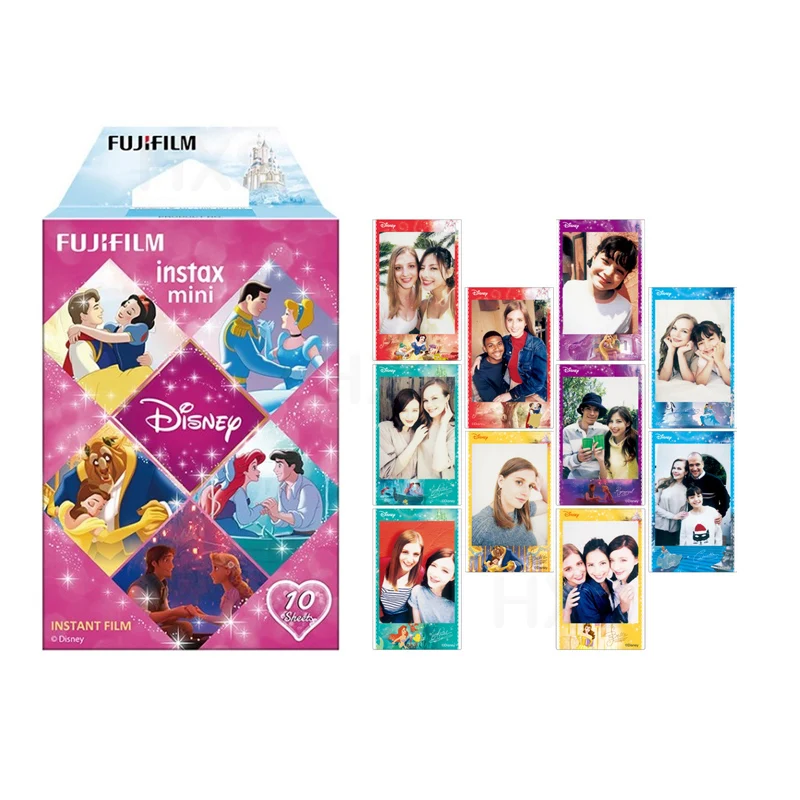 Ограниченная серия Fujifilm Instax Mini цветная пленка Dis Princess для 11 9 8 70 90 7s 25 мгновенная